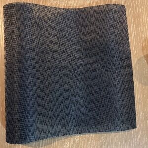 Chilewich Jewel Black Woven Vinyl Table Runner 14x72 Modern Decor 100452-004